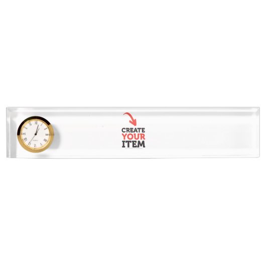 CREATE-YOUR-OWN DIY Custom upload your design Naambordje (Voorkant)