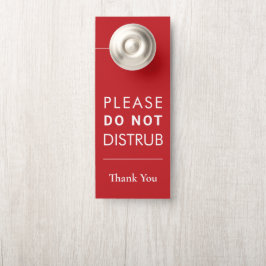 Create Your Own Do Not Disturb Wedding Door Hanger