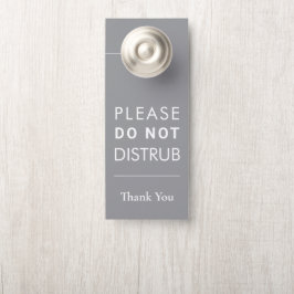 Create Your Own Do Not Disturb Wedding Door Hanger