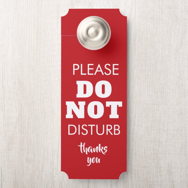 Create Your Own | Do Not Disturb & Wellcome Custom Deurhanger (Op knop)