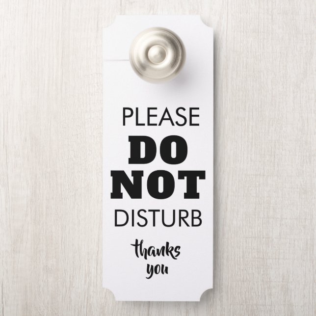 Create Your Own | Do Not Disturb & Wellcome Custom Deurhanger (Op knop)