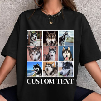 create your own Dog Pet Photo Animal custom 90s T-shirt