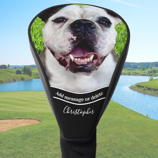 Create Your Own Dog Photo Personalized  Golfheadcover