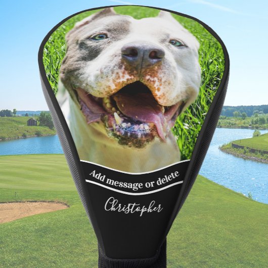 Create Your Own Dog Photo Personalized  Golfheadcover