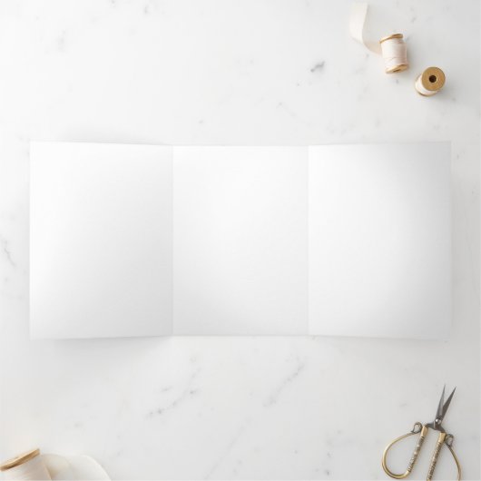 Create Your Own Drieluik Uitnodiging (Binnen)