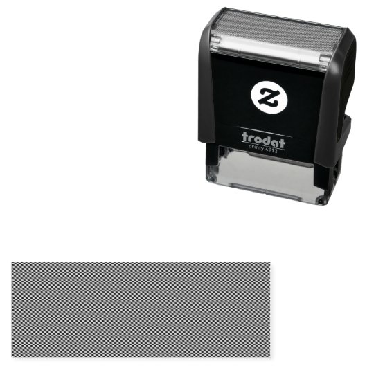 Create Your Own editable dark gray Zelfinktende Stempel (In situ)