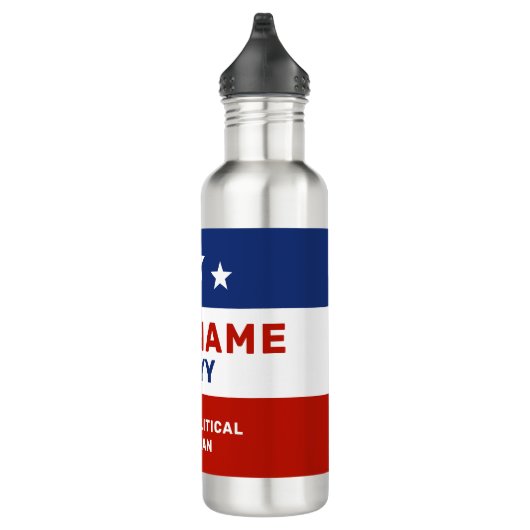 Create Your Own Election Campaign Water Bottle Waterfles (Rechts)
