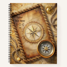 Create Your Own Explorer Compass Rose Map Notitieboek