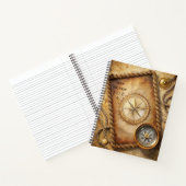 Create Your Own Explorer Compass Rose Map Notitieboek (Binnen)