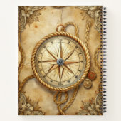 Create Your Own Explorer Compass Rose Notitieboek (Achterkant)