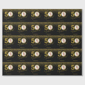 Create Your Own Fabulous Birthday Photo Invitation Cadeaupapier (Vlak)