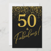 Create Your Own Fabulous Birthday Photo Invitation Kaart (Voorkant)