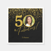 Create Your Own Fabulous Birthday Photo  Servet (Voorkant)