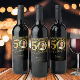 Create Your Own Fabulous Birthday Photo Wijn Etiket