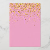 Create Your Own Fabulous Milestone Birthday Photo Folie Uitnodiging (Achterkant)