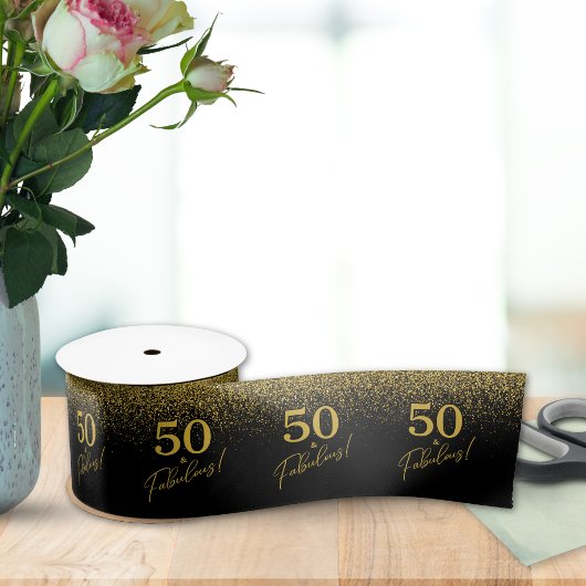 Create Your Own Fabulous Milestone Birthday Satijnen Lint