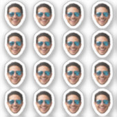 Create Your Own Face Stickers, Personalized Photo  Sticker (Voorkant)