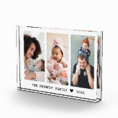 Create Your Own Family Name 3 Picture Collage Fotoblokken (Rechts)