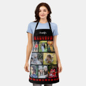 Create your own family photo collage name schort (Gedragen)