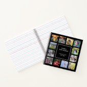 Create your own family photo collage notitieboek (Binnen)