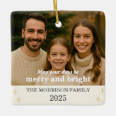 Create Your Own Family Photo Keramisch Ornament (Voorkant)