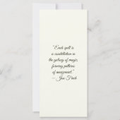 Create Your Own Fat Cat Stack Bookmark Card (Achterkant)