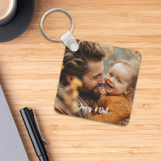 Create your own Father Son Photo Sleutelhanger