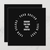 Create Your Own Feestdagenkaart (Voorkant / Achterkant)