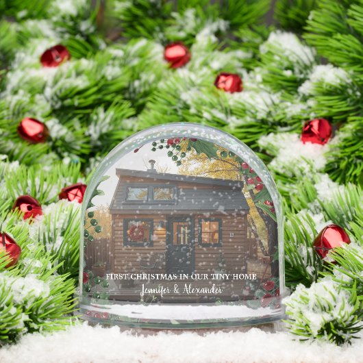 Create your own first christmas in our tiny home sneeuwbol (Kerstmis)