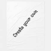 Create your own fleece deken (Voorkant)