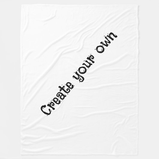 Create your own fleece deken (Voorkant)
