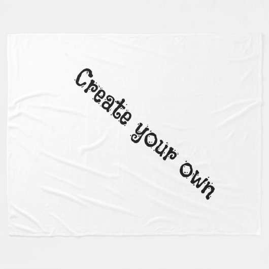 Create your own fleece deken (Voorkant (Horizontaal))