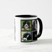 Create your own foto collage monogrammed mok (Voorkant rechts)