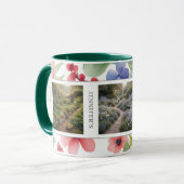 Create your own garden photos monogrammed mok (Voorkant links)