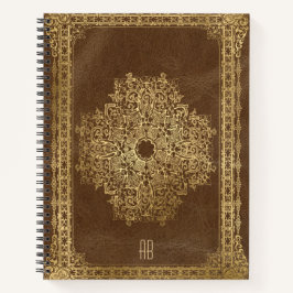 Create Your Own Gilded Camel Brown Notebook Notitieboek
