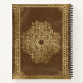 Create Your Own Gilded Camel Brown Notebook Notitieboek (Achterkant)