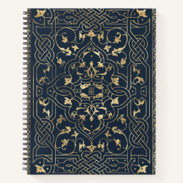 Create Your Own Gilded Midnight Blue Notebook Notitieboek