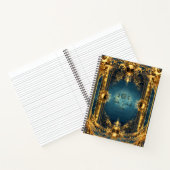 Create Your Own Gilded Turquoise Archaic Notitieboek (Binnen)