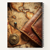Create Your Own Globetrotter Compass Rose Map Notitieboek (Achterkant)