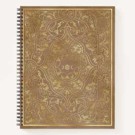 Create Your Own Gold Asian Inspired Beige Notitieboek