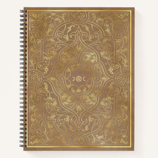 Create Your Own Gold Asian Inspired Beige Notitieboek