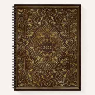 Create Your Own Gold Asian Inspired Brown Notitieboek