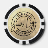 Create Your Own Gold Logo Poker Chips (Voorkant)