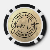 Create Your Own Gold Logo Poker Chips (Achterkant)