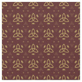 Create Your Own Gold Triquetra Moon Goddess Red Stof (Close Up)