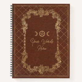 Create Your Own Golden Burnished Orange Notitieboek