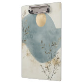 Create Your Own Golden Moon Floral Minimalist Klembord (Links)