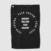 Create Your Own Golfhanddoek (Voorkant)