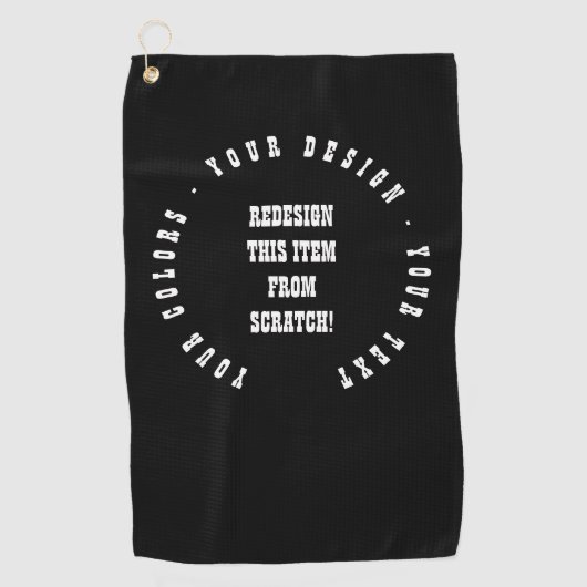 Create Your Own Golfhanddoek (Voorkant)