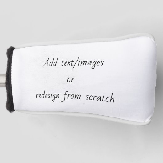 Create Your Own Golfheadcover (Voorkant)